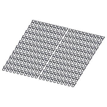 200 шт., пластиковые пряжки с куриным клювом из полипропилена