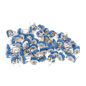 50x 10 Values Linear Potentiometer Variable 3 Terminal 500K