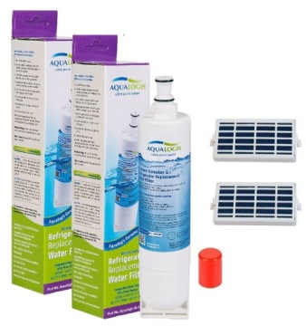 2x Filtr vody Whirlpool SBS002 a 2 filtry Microban