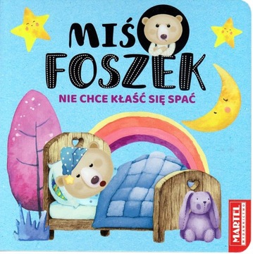 MIŚ FOSZEK nie chce kłaść się SPAĆ - kartonowa