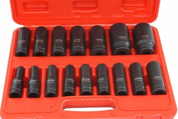 НАБОР УДАРНЫХ ГОЛОВОК 1/2 ДЛИНЫ ТОРЦОВЫЕ КЛЮЧИ 10-32