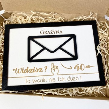 Декоративная коробка на рамке. Идея подарка на день рождения