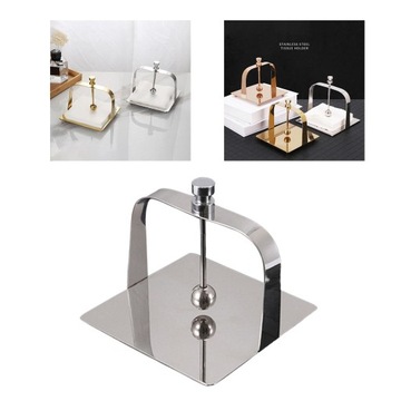 Держатель для салфеток из нержавеющей стали Гладкая салфетка