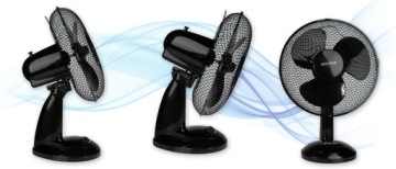 НАСТОЛЬНЫЙ ВЕНТИЛЯТОР 30 см ЧЕРНЫЙ