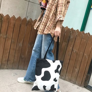 Płócienna torba materiałowa Torebki Torba na zakupy Mleko