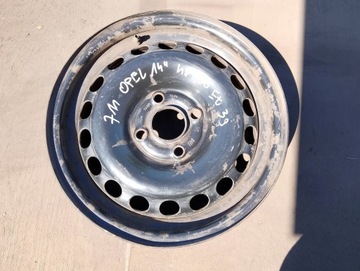 DISK OCELOVÝ OPEL 14" 4X100 ET39