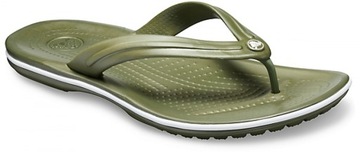 Męskie Japonki Klapki Buty Crocs 11033 Crocband Flip 42-43