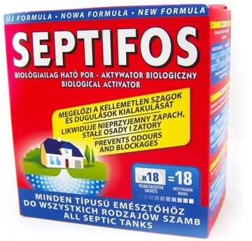 Septifos Aktywator do szamb 18 saszetek