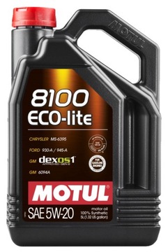 MOTUL 8100 ECO-LITE 5W20 5L DEXOS1 FORD FIAT