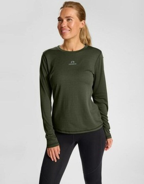 NEWLINE KOSZULKA SPORTOWA DŁUGI RĘKAW OKRĄGŁY DEKOLT LOGO YVC HMR__M