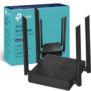 Router TP-LINK ARCHER C64 / 4 Anteny / WPA-3