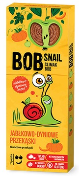 BobSnail Naturalne Wege Żelki Jabłko Dynia b.Cukru