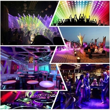 СВЕТОДИОДНЫЙ ПРОЕКТОР DISCO BALL RGB ДЛЯ ВЕЧЕРИНКИ ЛАЗЕР + ПУЛЬТ ДИСТАНЦИОННОГО УПРАВЛЕНИЯ