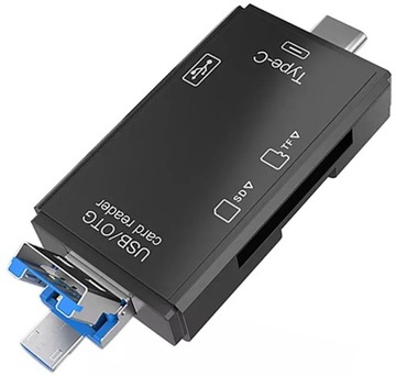 Multi CZYTNIK KART 5w1 USB 3.0 micro USB Type-C