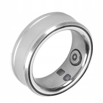 INTELIGENTNY PIERŚCIEŃ SMART RING NFC ANDROIDA 6.0 BT 5.1 SREBRNY