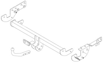 UTAH 1650KG ZAŘÍZENÍ(HÁK) TÁŽNÝ NISSAN PRIME W11 KOMBI OD 1998 2002R.