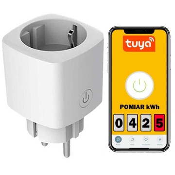 Умная WIFI розетка TUYA SMART 16A ИЗМЕРЕНИЕ