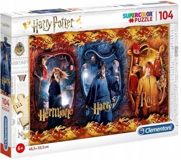 Puzzle Supercolor 104 elementy Harry Potter 61885 Clementoni