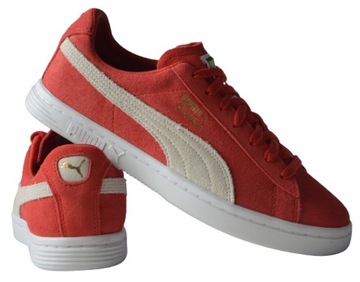 BUTY PUMA COURT STAR 384658 czerwone SKÓRZANE 42,5