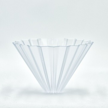Origami Air plastikowy drip M matowy przeźroczysty