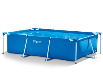 Басейн садовий прямокутний каркасний сімейний 300x200x75 см INTEX 28272