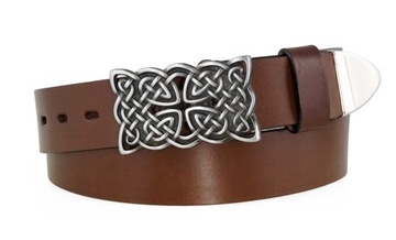 КОЖАНЫЙ РЕМЕНЬ ДЛЯ МОТОЦИКЛИСТОВ, ГОТИЧЕСКАЯ ПРЯЖКА