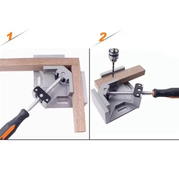 СТОЛЯРНЫЕ УГЛОВЫЕ ЗАЖИМЫ УГЛОВЫЕ ТИСКИ МОНТАЖНЫЕ ЗАЖИМЫ УГЛОВАЯ РУЧКА 90°