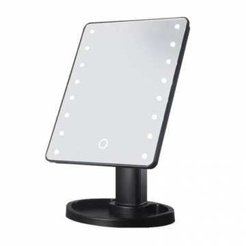 КОСМЕТИЧЕСКОЕ ЗЕРКАЛО ДЛЯ МАКИЯЖА СО СВЕТОДИОДНОЙ ПОДСВЕТКОЙ, ПОВОРОТНОЕ, 27x17x16см