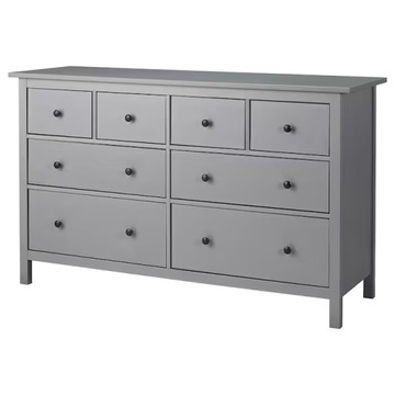 IKEA HEMNES komoda 8 szuflad 160x96 cm SZARY