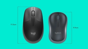 Беспроводная мышь LOGITECH M190, светло-серая