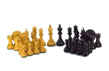 ROOGU Camelot 4,7 дюйма, роскошные фигурки XL, набор шахмат из черного дерева, индийский чемодан ручной работы ручной работы