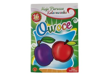 Moja pierwsza kolorowanka - Owoce