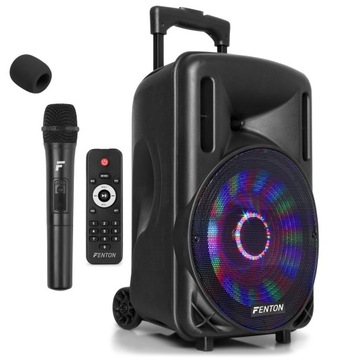 Głośnik Bluetooth AUX USB Karaoke z Mikrofonem Bezprzewodowym Gąbka