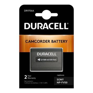 Bateria Duracell DR9706A do Sony NP-FV30 NP-FV50