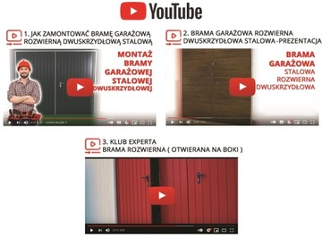 ГАРАЖНЫЕ ВОРОТА ДВУСТОРОННИЕ ГАРАЖНЫЕ ВОРОТА + ДВЕРЬ
