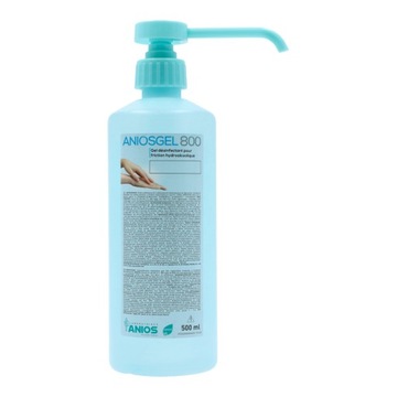 Aniosgel 800 500ml z pompką Żel do dezynfekcji rąk