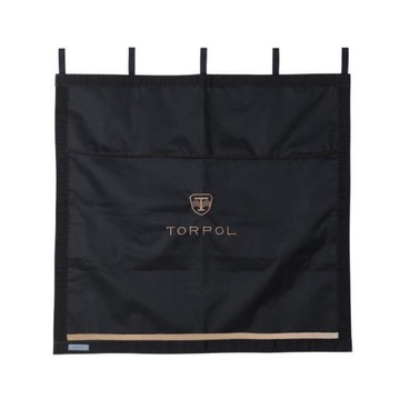 TORPOL kurtyna stajenna 115x110 cm czarna