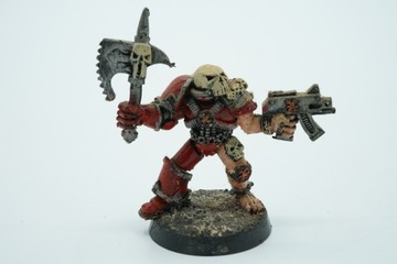 Warhammer 40k Rogue Trader Khorne World Eater Assault Marine figurka metal