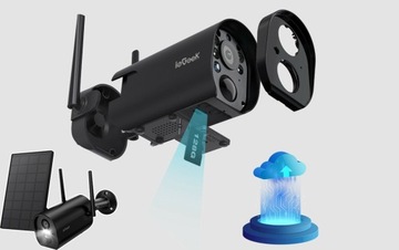 НАРУЖНАЯ WIFI СОЛНЕЧНАЯ КАМЕРА 3MP с датчиком