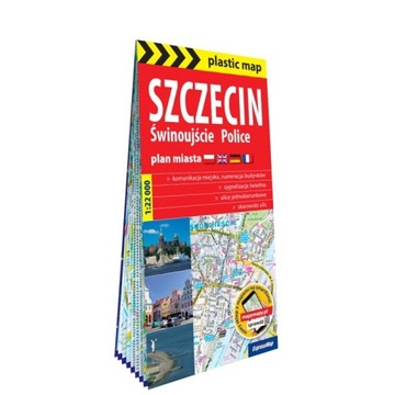 Szczecin, Świnoujście, Police, 1:22 000 plan miasta