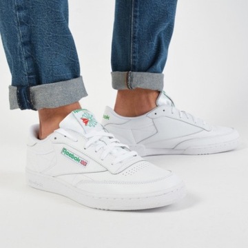 Reebok Club C białe skórzane buty sportowe AR0456 36.5