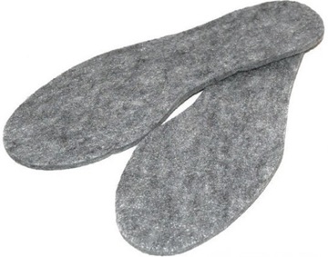 Wkładki Filcowe do Butów Sportowych Roboczych Uniwersalne Gruby Filc r.39