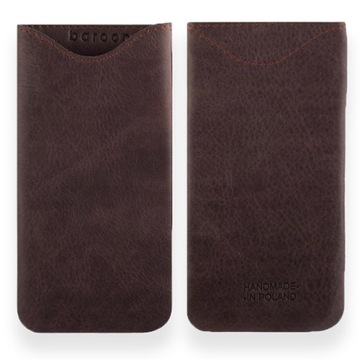 LEO ETUI CASE WSUWKA Z NATURALNEJ POLSKIEJ SKÓRY do GALAXY S7