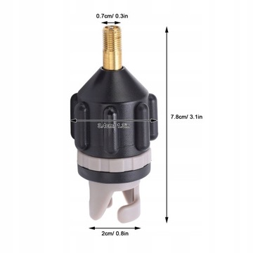 ADAPTER SUP PRZEJŚCIÓWKA DO POMPOWANIA DESKI SUP