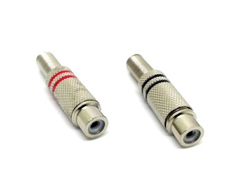 Gniazdo 2x RCA CHINCH NA KABEL