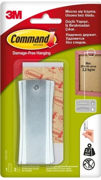 3M COMMAND Uniwersalny hak do obrazów 2,2kg 17047
