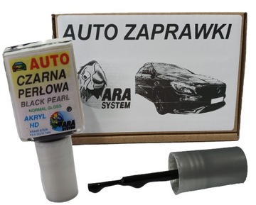 LAKIER SAMOCHODOWY ZAPRAWKA 10ML ARA CZARNA PERŁA