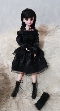 Большая подвижная свадебная кукла в среду Addams BJD закрытые глаза 60 см коробки