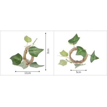 Салфетка с зелеными листьями для рукоделия Sp Декоративный обеденный стол в виде листьев B 5см x 15,7см