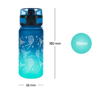 Бутылка для питья Tritan Gradient Butterfly 350 мл